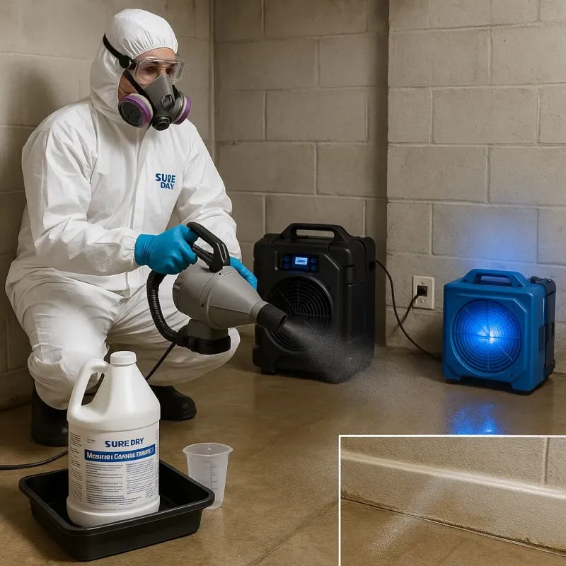 Sanitization and Odor Removal process in Madison Heights, MI